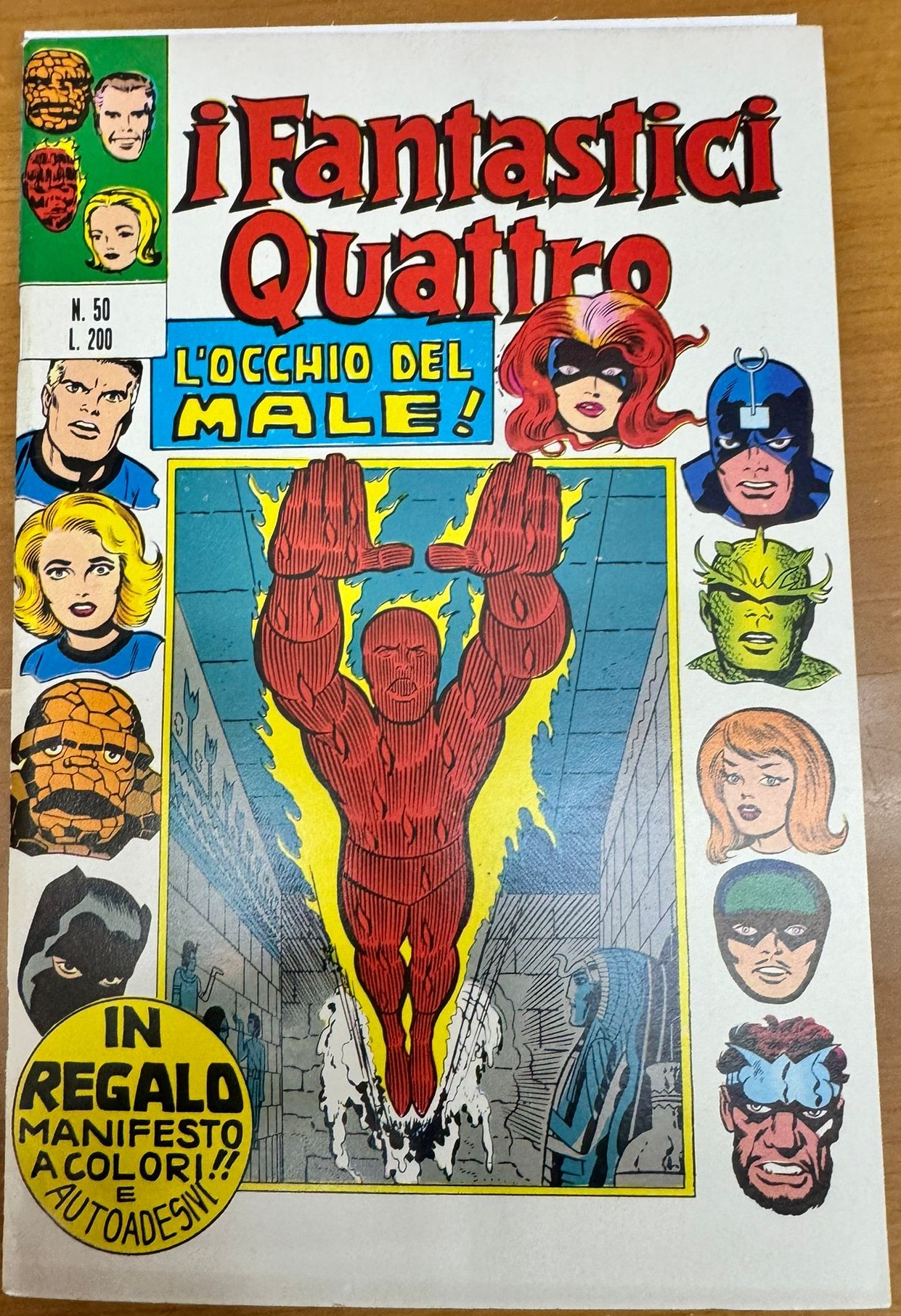 I FANTASTICI QUATTRO #50 L'OCCHIO DEL MALE!